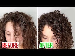 Coarse or Gray Curly Hair Routine + How to Style & Hide Grays