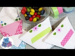 Bolsas de Papel para Regalos Fácil Dulceros para niños Origami Manualidades con Papel Pintura Facil