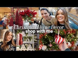 *NEW* CHRISTMAS DECOR SHOP WITH ME 🎄✨ Pottery Barn + Crate & Barrel - Holiday 2024!