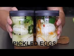 Pickled Eggs Orange Chili and Cilantro Jalapeño Fermented Eggs