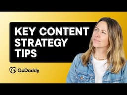 KEY Content Strategy Action Items | GoDaddy Course Recap