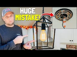 Avoid These VERY Common DIY Mistakes When Installing Light Fixtures!