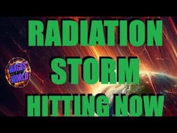 LIVE COVERAGE RADIATION STORM HITTING EARTH INTENSIFYING RAPIDLY FROM HUGE ERUPTION ON SUN