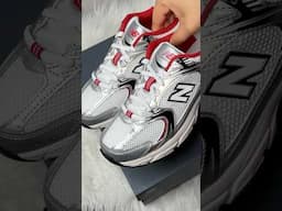 90s Dad Running Shoes ft. New Balance MR530 (white/silver/red)