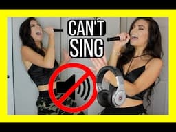 singing with noise canceling headphones lol