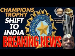 BREAKING NEWS | Champions Trophy 2025 Shift to India | Pakistan Media Par Matham