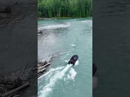 How do you boat safely through river braids?  #inflatableboat #adventure #canada #britishcolumbia