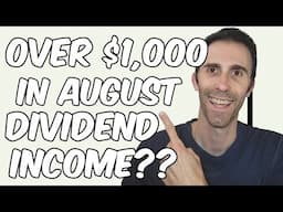 Did I Cross $1,000 in Dividend Income This Month? 🤯 LET'S FIND OUT!