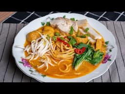 Mee Kari Ipoh MUDAH & SEDAP! Tak Perlu Rempah Banyak!