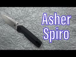 Asher Knives Spiro Budget Titanium Framelock