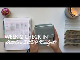 Week 2 Check In | October 2024 Budget | Inconsistent Income | College Student | 25 Year Old