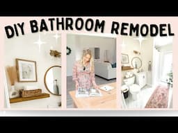 Bathroom Remodel DIY | Bathroom Renovation | Small Bathroom Design Ideas