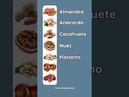 Nuts Vocabulary in Spanish