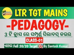 PEDAGOGY & EVALUATION MAHA MARATHON PART-01 | LTR | RHT | SSB TGT | BY SANTOSH KUMAR |