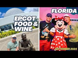 Epcot Food & Wine & Exploring Celebration Halloween Decorations | Walt Disney World Vlogs Sept 2024