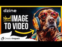 I try the NEW Image to Video AI Tool now on Dzine AI