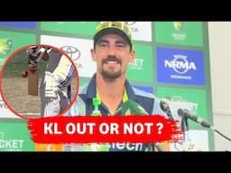 Starc speaks on pitch, KL controversy & India fight back