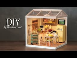 [4K] ROLIFE Happy Meals Kitchen || DIY Miniature Dollhouse Kit - Relaxing Satisfying VideoBubble Tea