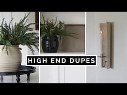 DIY HIGH END HOME DECOR DUPES ON A BUDGET *CHRISTMAS PREVIEW*