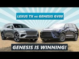 2024 Lexus TX vs 2025 Genesis GV80 – 7-Seater Luxury SUVs