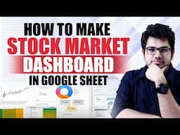 How to Make a Stock Market Dashboard using Google Sheets | Google Data Studio