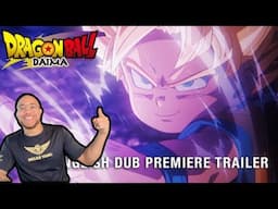 Dragon Ball DAIMA - Official World Premiere English Dub Trailer - Reaction!