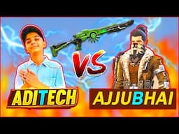 AJJU BHAI VS ADITECH | FREE FIRE TOP GLOBAL PLAYER NALLA ADI AND AJJU BHAI GAMEPLAY