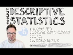 TOOLKIT: DESCRIPTIVE STATISTICS / IB BUSINESS MANAGEMENT / how to use, pros and cons, IA, example