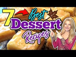 7 ⭐️Best⭐️ FALL DESSERT RECIPES you seriously NEED in your LIFE! | Easy DESSERT RECIPES will Love!