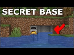 EPIC UNDERWATER BASE WITH SECRET ENTRANCE! MINECRAFT