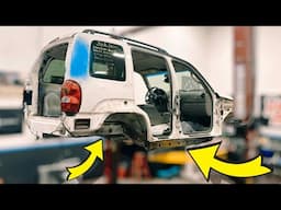 Jeep Liberty DIY Frame Stiffeners