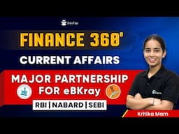 Finance Current Affairs RBI NABARD SEBI Preparation | Current Affairs MCQs | Finance 360 by EduTap