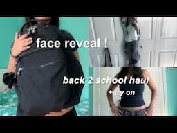 ⁺౨ৎ face reveal!! ౨ৎ⁺ // 2024 back to school haul, + try on