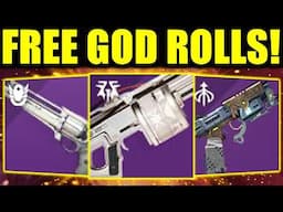 Bungie giving away FREE GOD ROLLS to Destiny 2 Players! (MUST WATCH!)