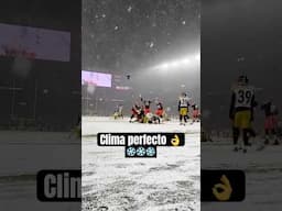 Los Partidos con Nieve son geniales 🏈❄️ #nfl