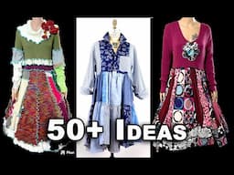 50+ Ideas to DIY Dresses Made With Upcycled Materials