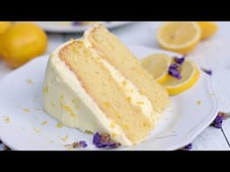 Homemade Lemon Cake Recipe / Lemon Cream Frosting 🍋