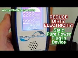 Reduce Dangerous Levels of Dirty Electricity on Solar and On Grid Homes! Satic Pure Power PlugIn