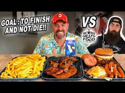 Smashing @Beardmeatsfood's Record vs Herkkules' Brunch Food Challenge in Finland!!