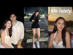 VLOG • life lately, 1st anniversary, yacht date & weight management drink 🛥️🍵🤍✨ | Andrea Angeles