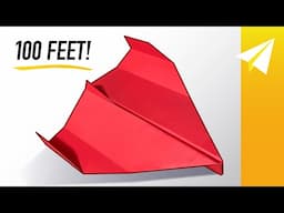 EPIC Paper Airplane that Flies Over 100 Feet! How to Make Brigand