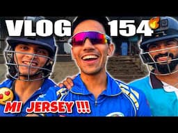 CRICKET CARDIO Wearing MI JERSEY for the FIRST time😍| Playing Match Together🔥Cricket Cardio Vlogs