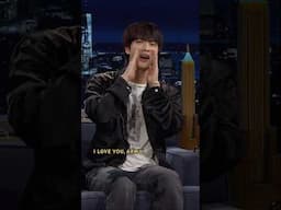 #BTS’ #Jin dedicated his song “I will come to you” to #ARMY 💜 #Happy #FallonTonight