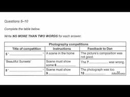 Cambridge 18 Test 3 IELTS Listening 2024 - with Answers