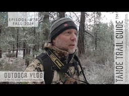 Outdoor VLOG 78: First Snowfall in Tahoe at Lake Level (but not enough on which to xc ski!)