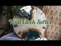 How to make Resin Wall Clock Step By Step Complete Tutorial By Zoha Yaseen