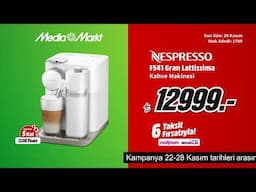 Rengarenk Şahane Cuma Geliyor! | Nespresso Gran Latissima Kahve Makinesi 12.999TL!