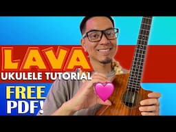 Lava Song Ukulele Tutorial // Play Along Chords Only