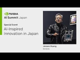 Jensen Huang Special Address from NVIDIA AI Summit Japan