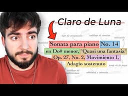 ¿Por qué la música clásica tiene nombres tan largos?